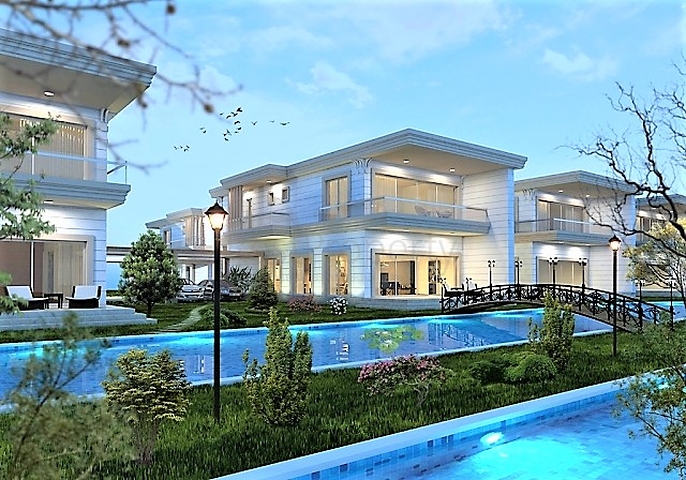 مجمع فيلات راقية في منطقة دوشمالتي – أنطاليا