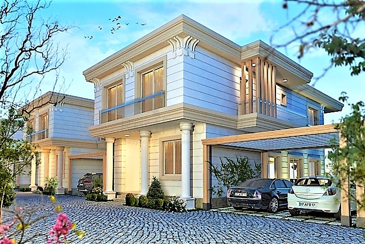 مجمع فيلات راقية في منطقة دوشمالتي – أنطاليا