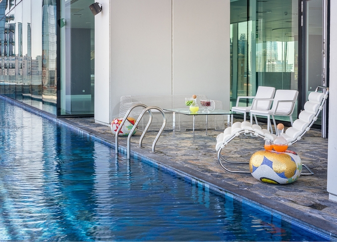 شقق ضمن ناطحة سحاب في حي شيشلي 