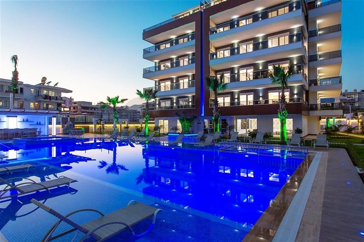 شقة فاخرة ضمن واحد من أرقى المجمعات السكنية في منطقة أوبا – ألانيا