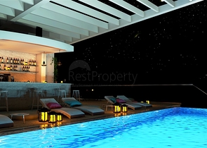 شقق ضمن مجمع جميل على شاطئ البحر قيد الإنشاء شمال مدينة قبرص التركية 