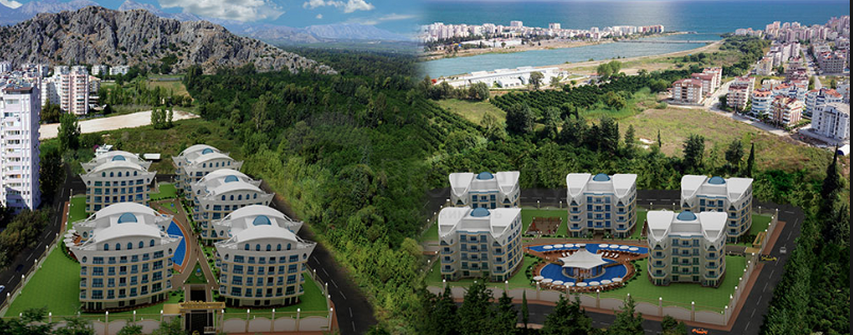 شقة ضمن مجمع حصري فاخر في منطقة كونيالتي – أنطاليا