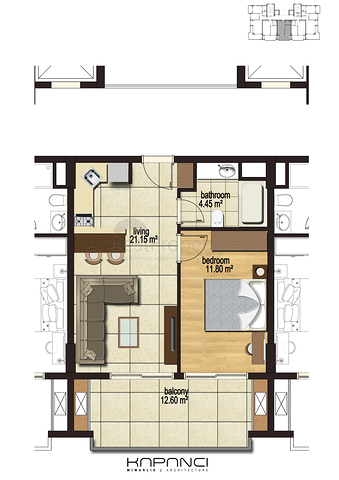 شقق سكنية ضمن مجمع حديث في منطقة محمود لار – ألانيا
