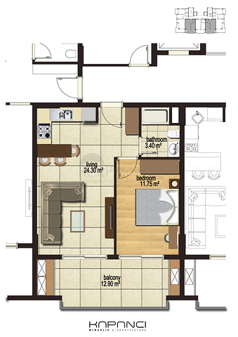 شقق سكنية ضمن مجمع حديث في منطقة محمود لار – ألانيا
