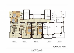 شقق سكنية ضمن مجمع حديث في منطقة محمود لار – ألانيا