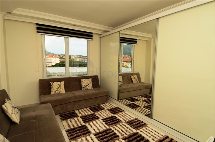 بنتهاوس بإطلالة جبلية خلابة في منطقة أوبا – ألانيا