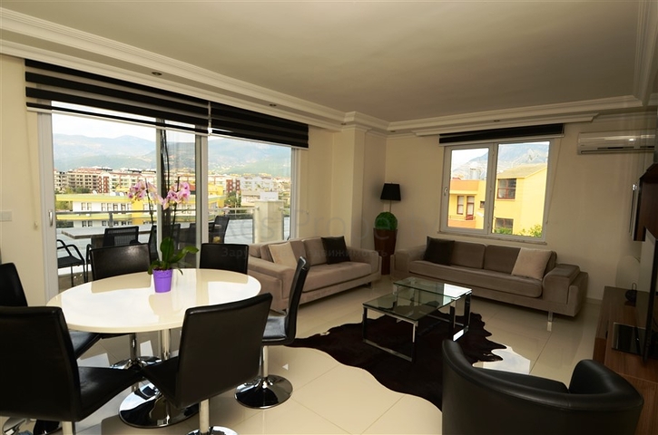 بنتهاوس بإطلالة جبلية خلابة في منطقة أوبا – ألانيا