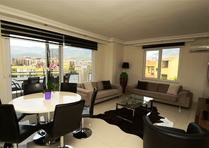 بنتهاوس بإطلالة جبلية خلابة في منطقة أوبا – ألانيا