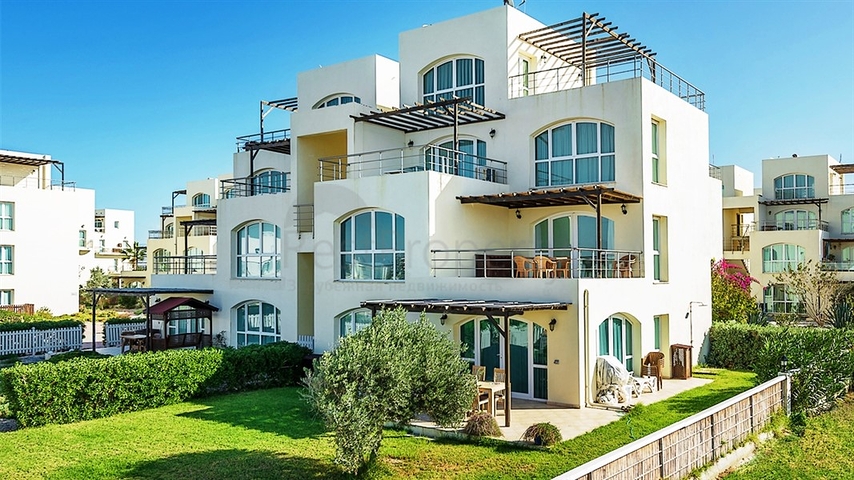 شقة ضمن أحد المجمعات السكنية الرائعة على البحر في شمال قبرص.