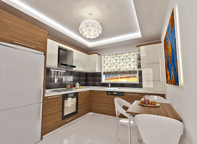 مجمع سكني في المراحل النهائية من البناء في منطقة كونيالتي – أنطاليا