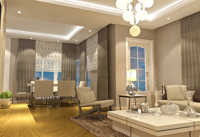 مجمع سكني في المراحل النهائية من البناء في منطقة كونيالتي – أنطاليا