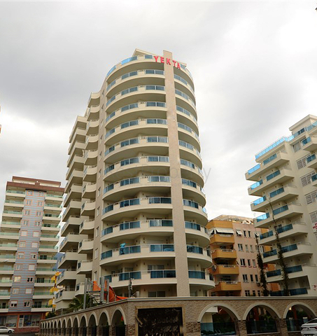 شقة مفروشة ضمن أحد المجمعات الرائعة في منطقة ماهموت لار – ألانيا