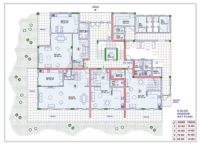 شقق وبنتهاوس ضمن مجمع حديث في منطقة أوبا – ألانيا