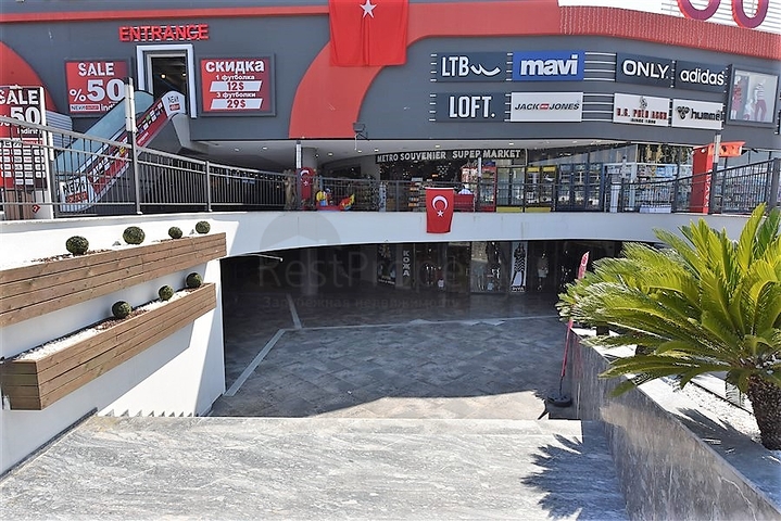 محلات ومباني تجارية ضمن مركز تسوق جديد قيد الإنشاء بالقرب من منطقة كوناكليه – ألانيا 