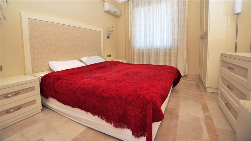 شقة بإطلالة جبلية وبحرية في منطقة كارجي جاك – ألانيا