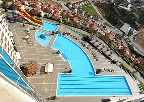 شقة بإطلالة جبلية وبحرية في منطقة كارجي جاك – ألانيا