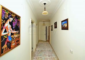 شقة مفروشة على بعد 200 متر من شاطئ البحر في منطقة محمود لار – ألانيا