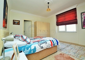 شقة مفروشة على بعد 200 متر من شاطئ البحر في منطقة محمود لار – ألانيا