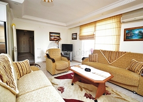 شقة مفروشة على بعد 200 متر من شاطئ البحر في منطقة محمود لار – ألانيا