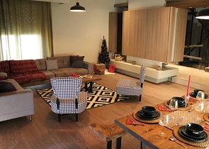 مجمع فلل حديثة قيد الإنشاء في منطقة كونيالتي – أنطاليا