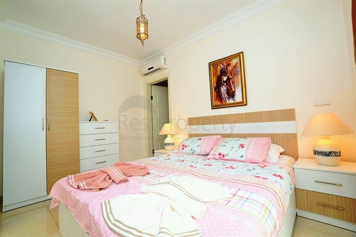 شقة مفروشة بغرفتي نوم في منطقة محمود لار – ألانيا