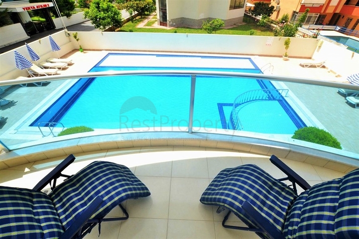 شقة مفروشة بغرفتي نوم في منطقة محمود لار – ألانيا