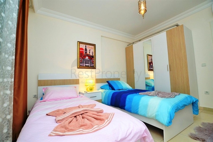 شقة مفروشة بغرفتي نوم في منطقة محمود لار – ألانيا