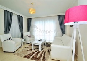 شقة مفروشة بغرفتي نوم في منطقة محمود لار – ألانيا