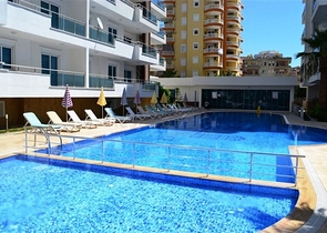 شقة بإطلالة بحرية خلابة في منطقة محمود لار – ألانيا