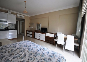 شقة إستديو مفروشة في منطقة محمود لار – ألانيا 