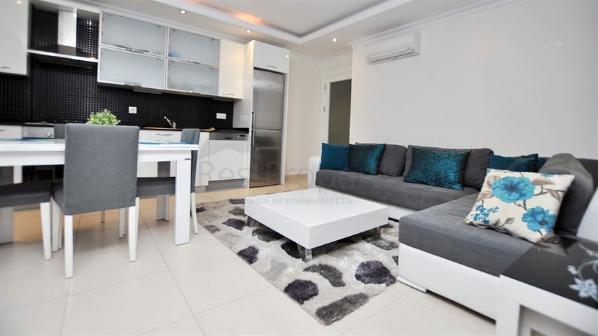 شقة مفروشة في منطقة أفسلار – ألانيا.