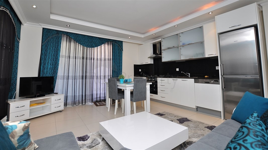 شقة مفروشة في منطقة أفسلار – ألانيا.