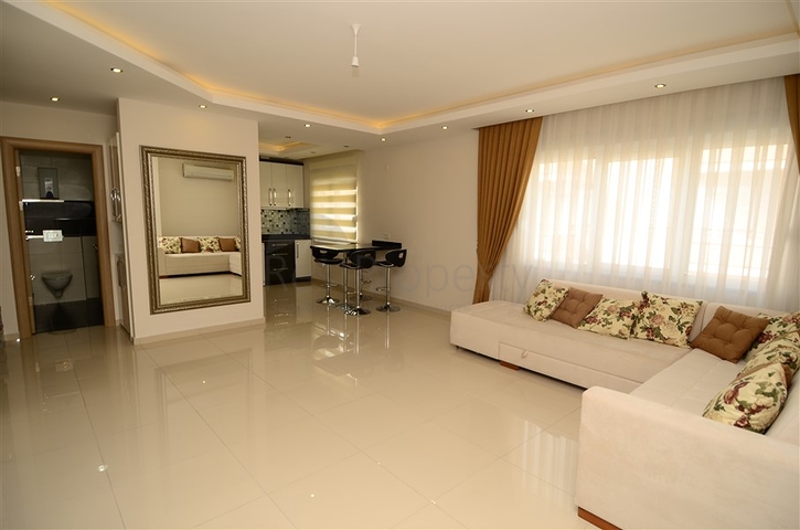 شقة مفروشة على بعد 250 متر من شواطئ كليوباترا في مركز ألانيا.