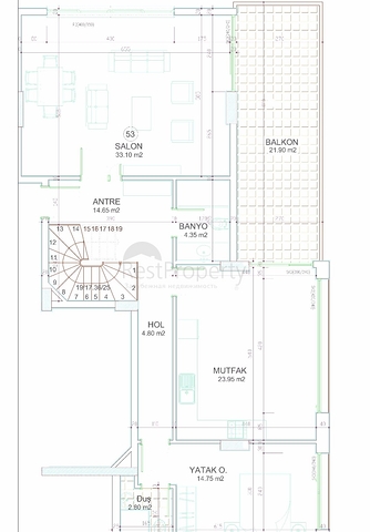 مشروع إستثماري قيد الإنشاء من شركة بناء مشهورة في مركز ألانيا