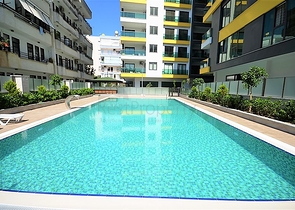 مشروع إستثماري قيد الإنشاء من شركة بناء مشهورة في مركز ألانيا