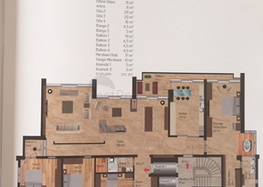 مشروع الرفاهية على الخط الاول من البحر في منطقة لارا – أنطاليا.