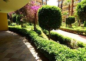 شقة رائعة ضمن أحد المجمعات المميزة على الخط الأول من البحر في مركز ألانيا