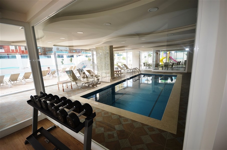 شقة بإطلالة بحرية مميزة في منطقة محمود لار – ألانيا