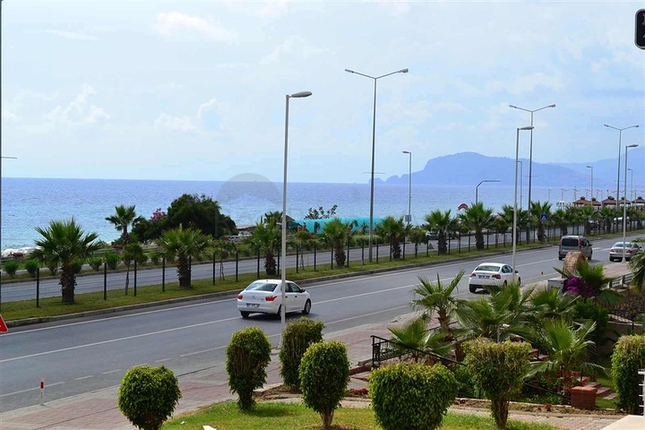 شقة مفروشة بإطلال بحرية ساحرة في منطقة محمود لار – ألانيا