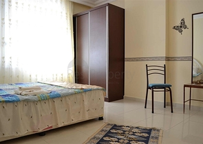 شقة مفروشة بإطلال بحرية ساحرة في منطقة محمود لار – ألانيا