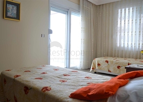 شقة مفروشة بإطلال بحرية ساحرة في منطقة محمود لار – ألانيا