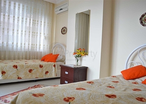 شقة مفروشة بإطلال بحرية ساحرة في منطقة محمود لار – ألانيا