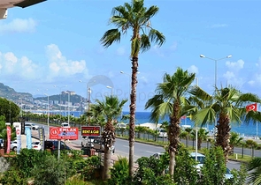 شقة مفروشة بإطلال بحرية ساحرة في منطقة محمود لار – ألانيا