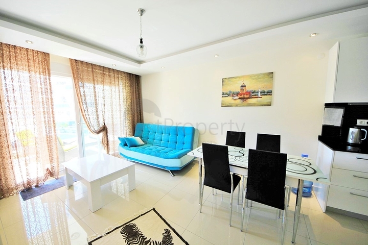 شقة مفروشة ضمن إحدى المجمعات المميزة الراقية فلي منطقة جيكجيلي – ألانيا