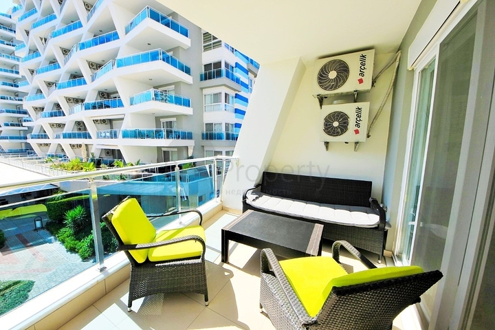 شقة مفروشة ضمن إحدى المجمعات المميزة الراقية فلي منطقة جيكجيلي – ألانيا