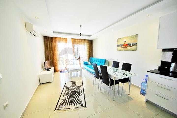 شقة مفروشة ضمن إحدى المجمعات المميزة الراقية فلي منطقة جيكجيلي – ألانيا