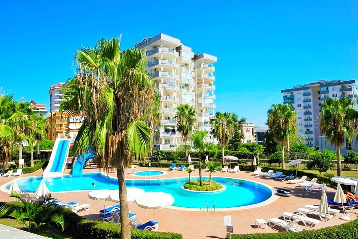 شقة مفروشة ضمن إحدى المجمعات المميزة الراقية فلي منطقة جيكجيلي – ألانيا