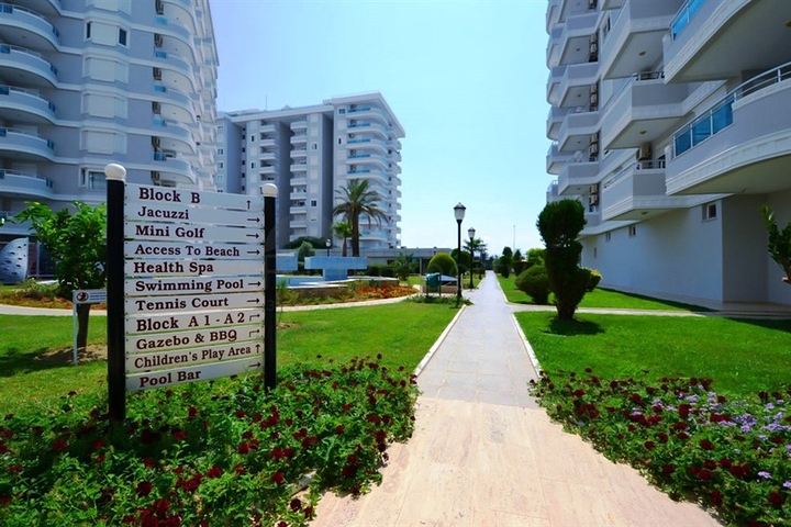 شقة بإطلالة بحرية ساحرة في منطقة توسمور – ألانيا