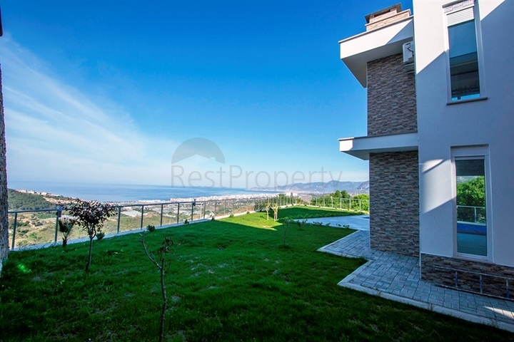 فيلا حديثة مع مناظر خلابة للبحر في منطقة كارجي جاك – ألانيا