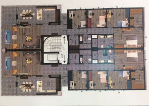 مجمع سكني قيد الإنشاء بإطلالات بحرية في منطقة لارا – أنطاليا